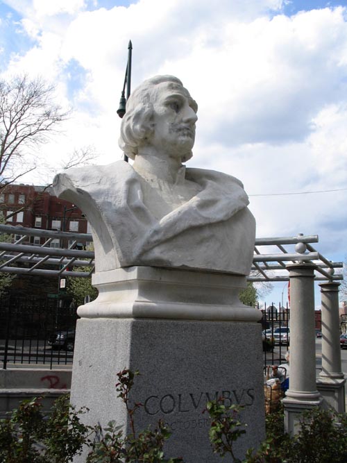 Columbus Bust, D'Auria-Murphy Triangle, Belmont, The Bronx