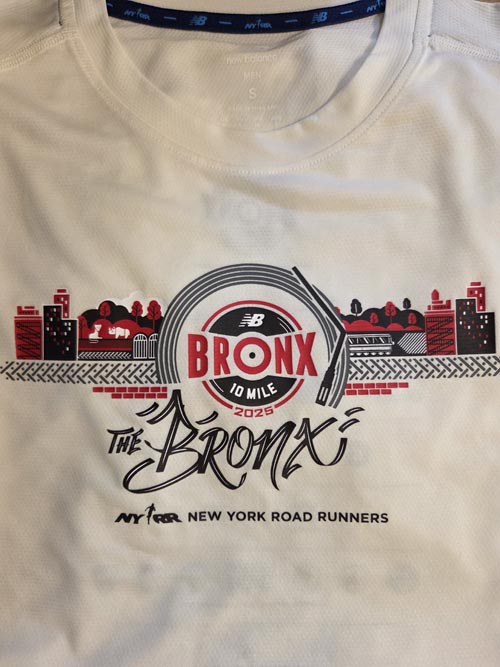2025 NYRR Bronx 10 Mile Shirt