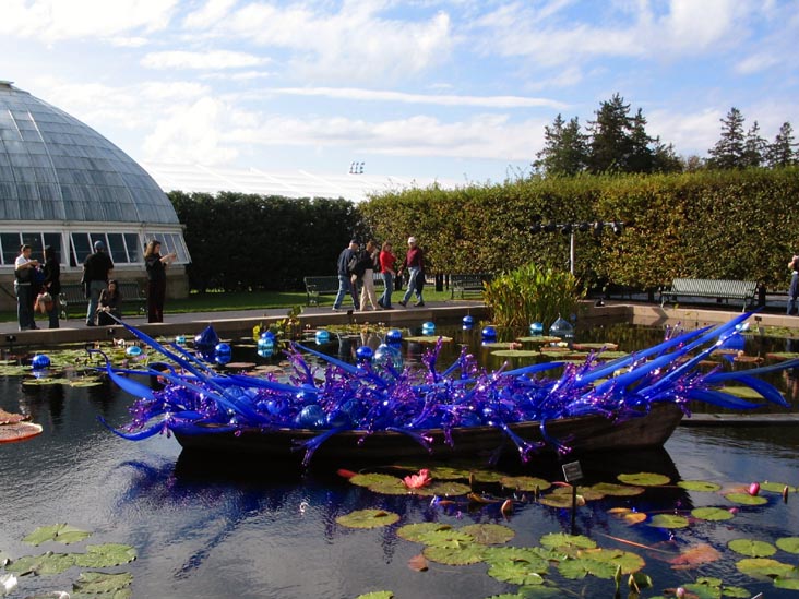 Boat, Haupt Conservatory, Dale Chihuly at New York Botanical Garden, Bronx Park, The Bronx, October 28, 2006