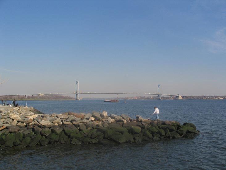 Bronx-Whitestone Bridge, Throgs Neck Bridge In Distance, Clason Point Park, Clason Point, The Bronx