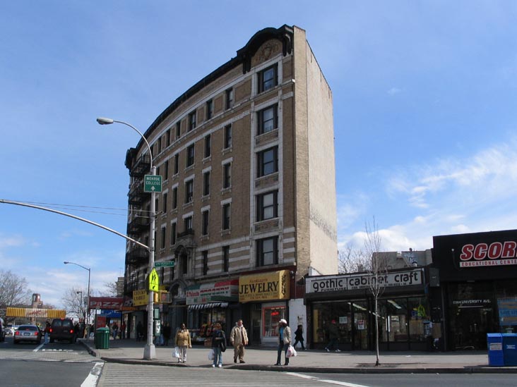 Fordham Road and University Avenue, SE Corner, Fordham, The Bronx