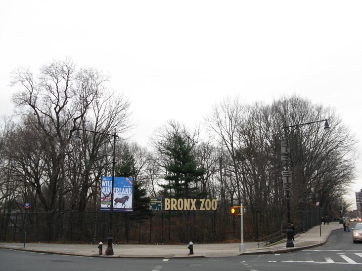 Bronx Zoo, East Fordham Road and Southern Boulevard, SE Corner, Fordham, The Bronx