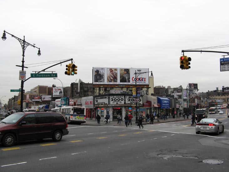 East Fordham Road and Grand Concourse, SW Corner, Fordham, The Bronx