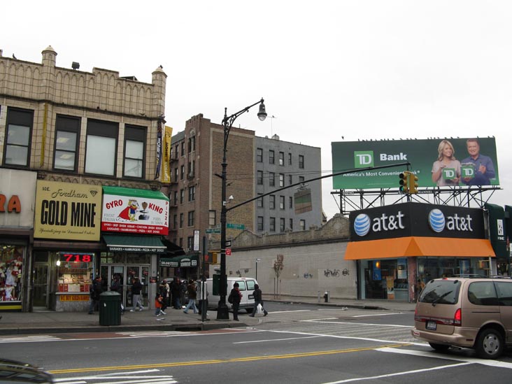 South Side of Fordham Road at Walton Avenue, Fordham, The Bronx