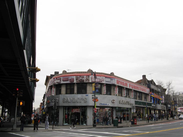 Fordham Road and Jerome Avenue, SW Corner, Fordham, The Bronx