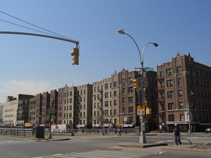 East 192nd Street and Grand Concourse, SW Corner, Across From Poe Park, Fordham, The Bronx, March 30, 2006