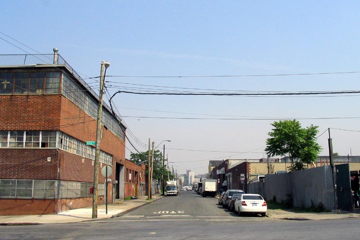 Looking North Up Casanova Street From Barretto Point Park, Hunts Point, The Bronx