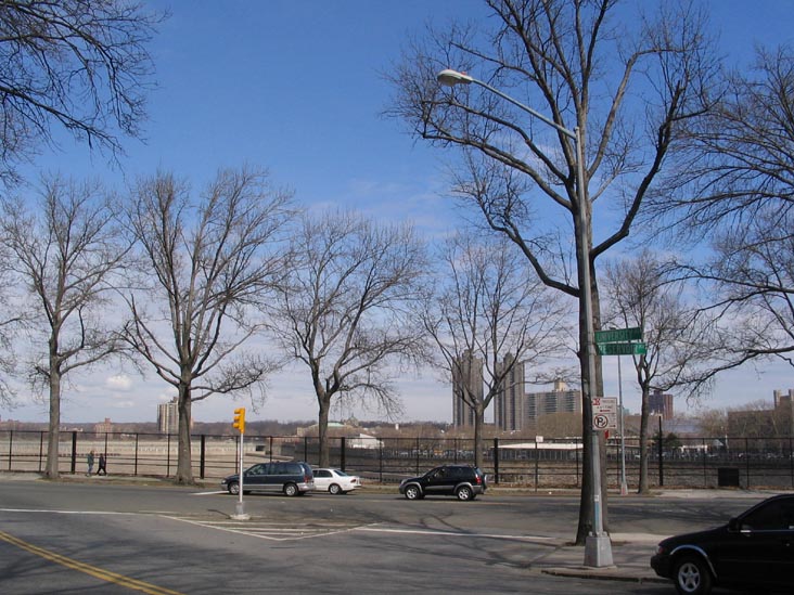 Jerome Park Reservoir From University Avenue and Reservoir Avenue, Kingsbridge Heights, The Bronx