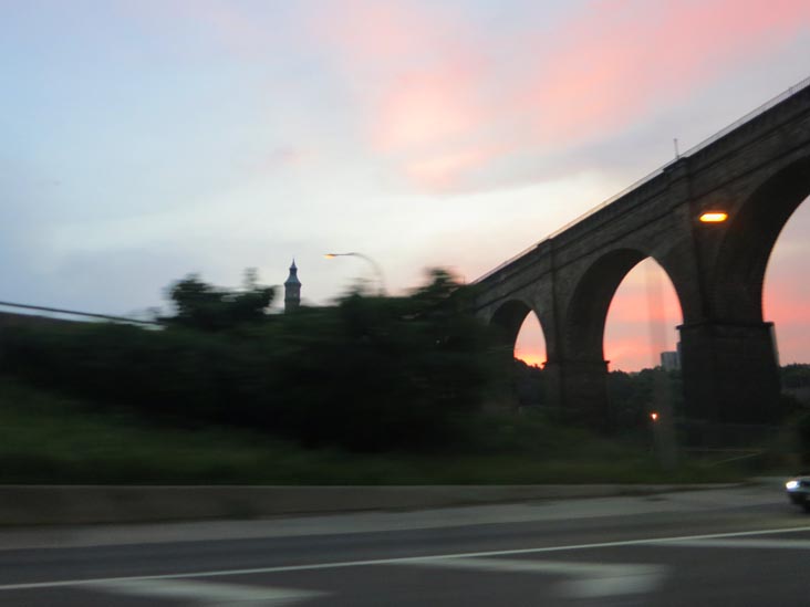 High Bridge From Southbound Major Deegan Expressway, The Bronx, July 4, 2012