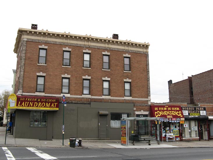 Morris Park Avenue and Bronxdale Avenue, SW Corner, Morris Park, The Bronx