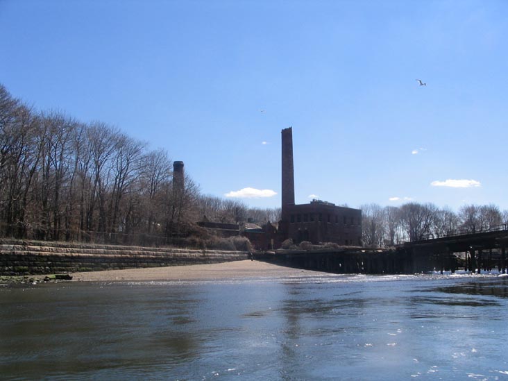 Shore Near Docks, North Brother Island, East River, The Bronx