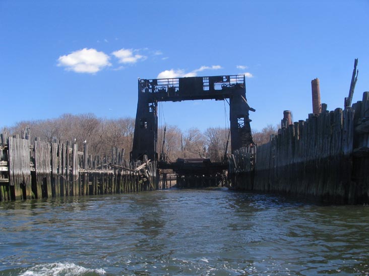 Ferry Dock Gantry, North Brother Island, East River, The Bronx