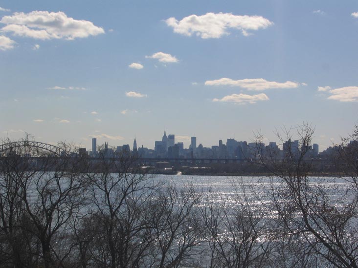 Manhattan Skyline From The Morgue, North Brother Island, East River, The Bronx