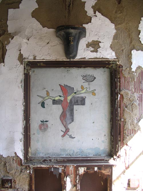 Riverside Hospital Drug Rehab Art, Tuberculosis Pavilion, North Brother Island, East River, The Bronx