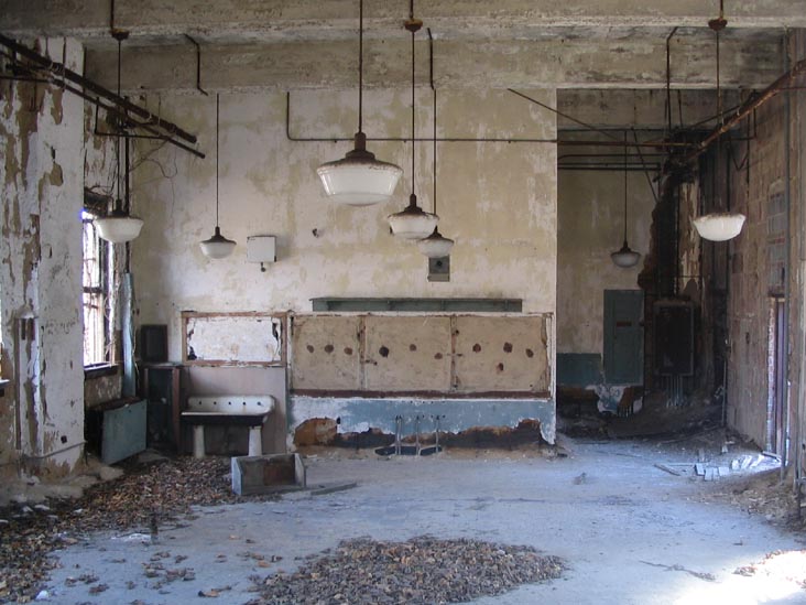 Service Building, North Brother Island, East River, The Bronx