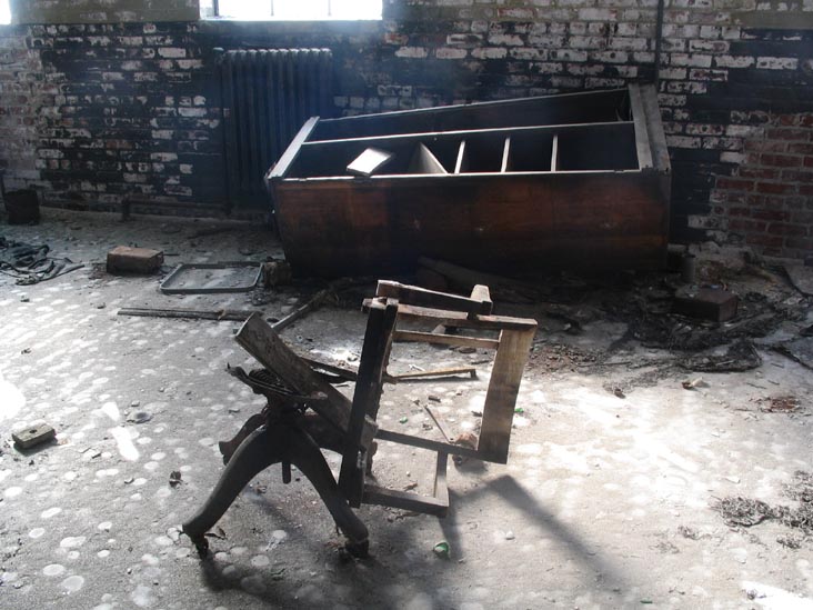 Shop and Storage Building, North Brother Island, East River, The Bronx