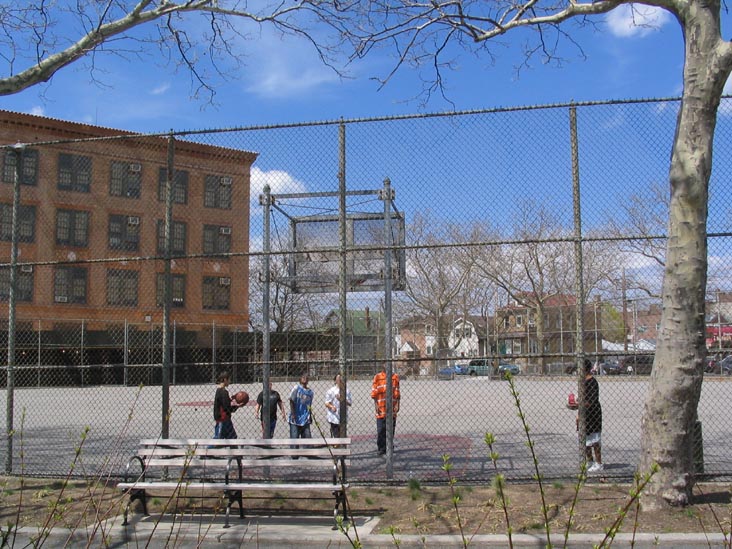 Basketball Courts, Mazzei Playground, The Bronx