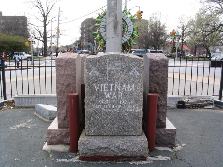 Vietnam Tablet, Peace Plaza, Pelham Parkway, The Bronx