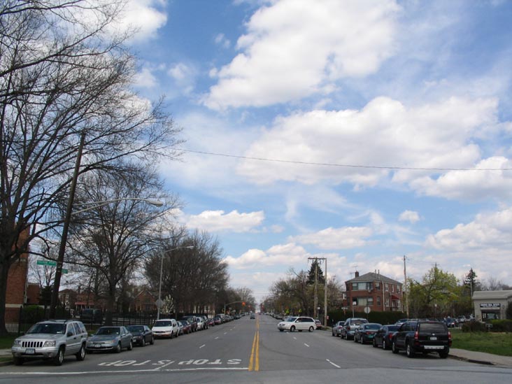 Laconia Avenue Looking North From Peace Plaza, Pelham Parkway, The Bronx