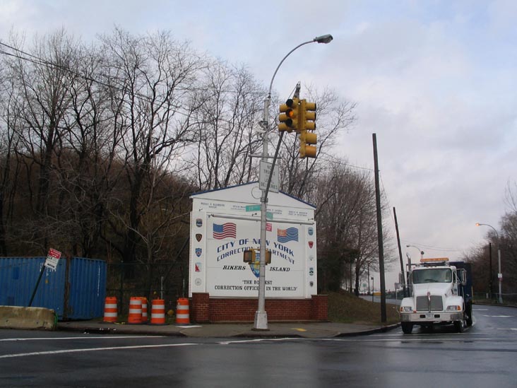 Entrance To Rikers Island Bridge, 19th Avenue and Hazen Street, NW Corner, Queens