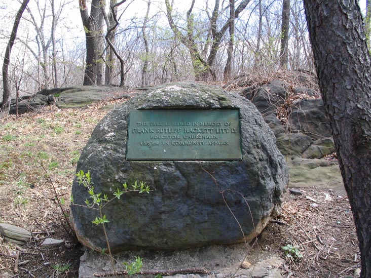 Frank S. Hackett Memorial, Frank S. Hackett Park, Riverdale, The Bronx