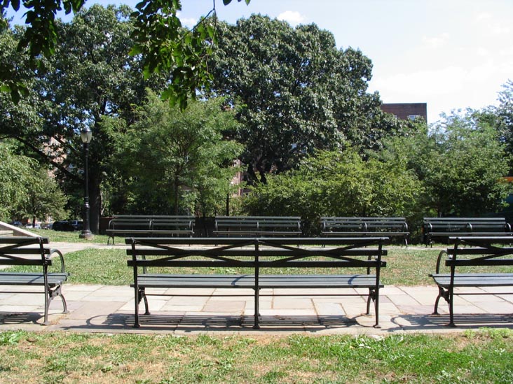 Benches, Henry Hudson Park, The Bronx