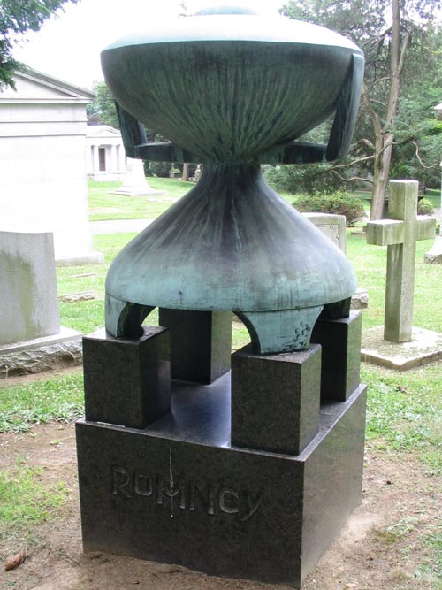 Alfred Romney Grave, with an Original Sculpture by Michael Archipanko, Woodlawn Cemetery, The Bronx
