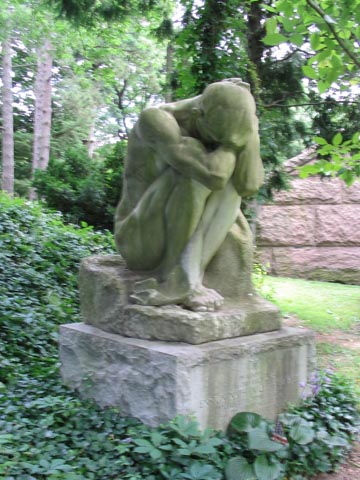 Piccirilli Sculpture, Nathan Piccirilli Grave, Woodlawn Cemetery, The Bronx