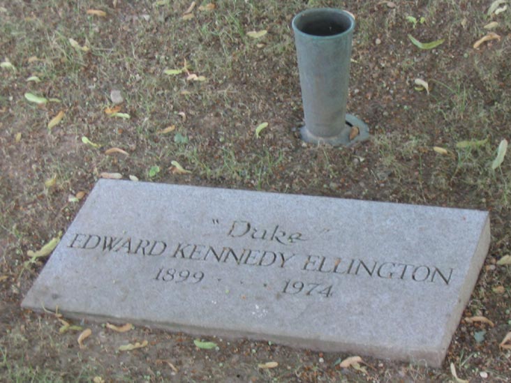 Duke Ellington's Gravesite, Woodlawn Cemetery, The Bronx