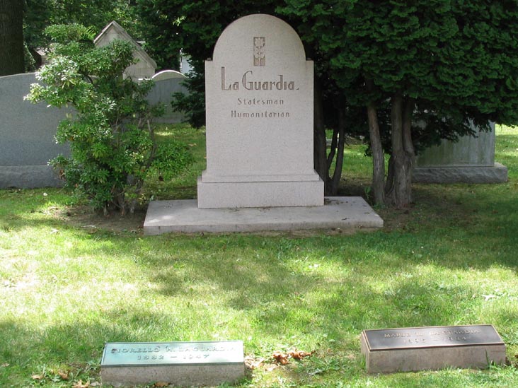 LaGuardia Family Plot, Woodlawn Cemetery, The Bronx