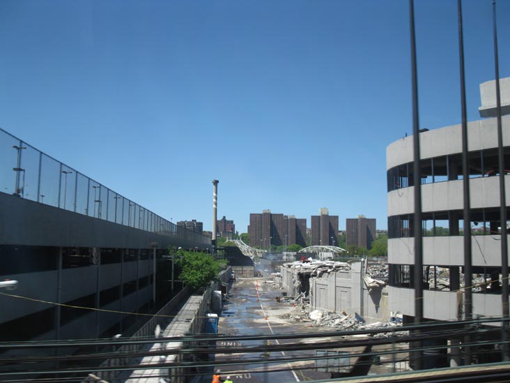 Old Yankee Stadium Demolition From Northbound 4 Train, The Bronx, April 29, 2010