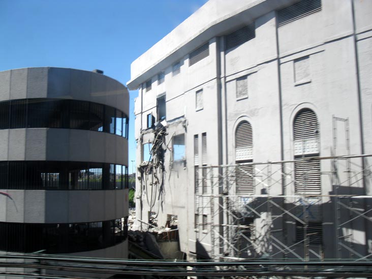 Old Yankee Stadium Demolition From Northbound 4 Train, The Bronx, April 29, 2010