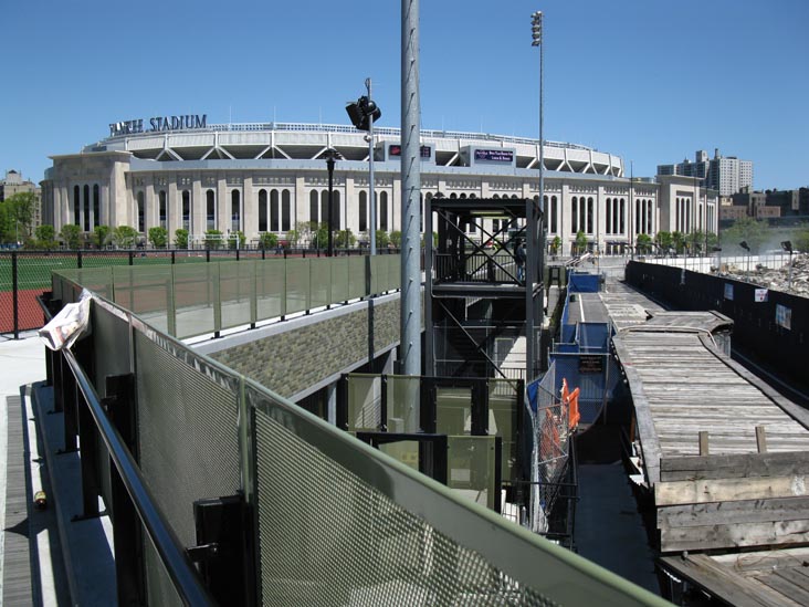 New Yankee Stadium From New Joseph Yancey Track and Field, The Bronx, April 29, 2010