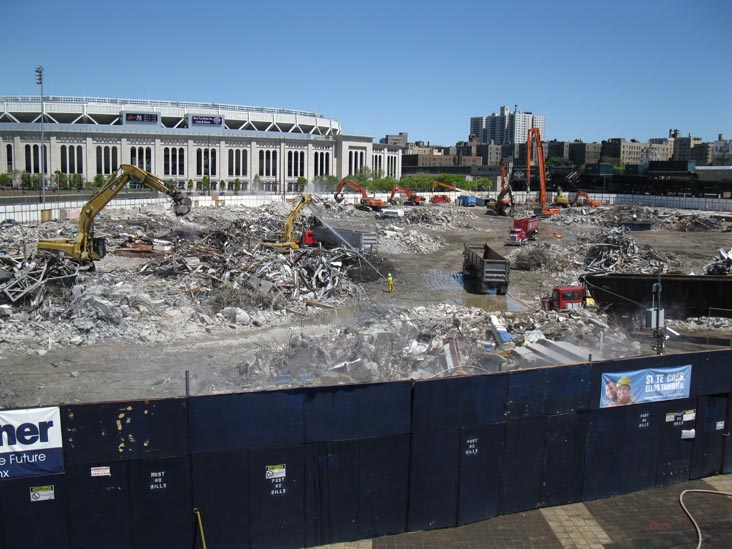 Old Yankee Stadium Demolition, The Bronx, April 29, 2010