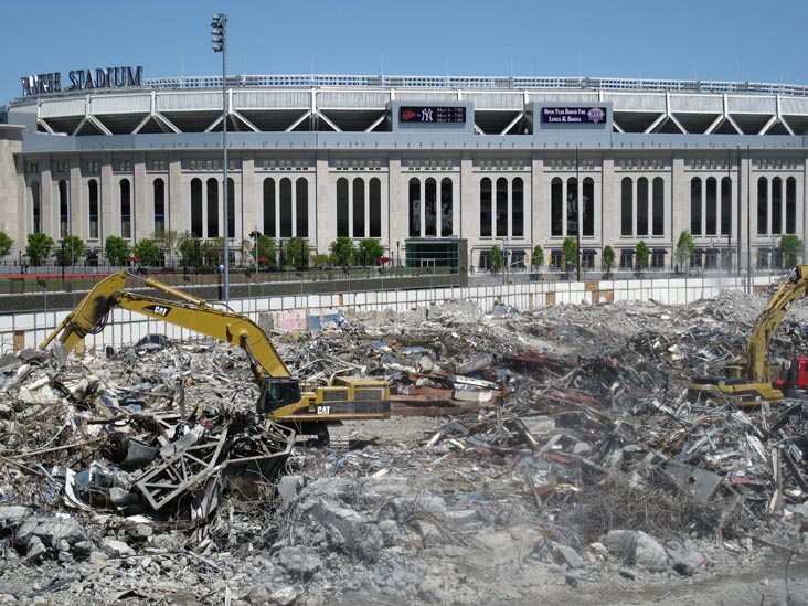 Old Yankee Stadium Demolition, The Bronx, April 29, 2010