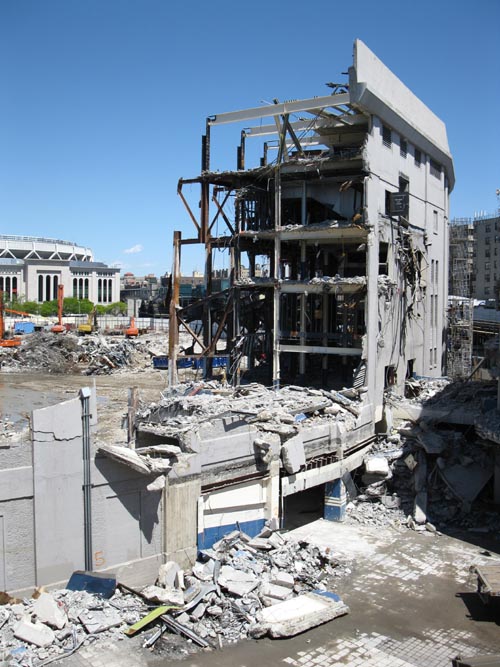 Old Yankee Stadium Demolition From 153rd Street Garage, The Bronx, April 29, 2010