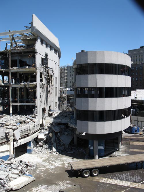 Old Yankee Stadium Demolition From 153rd Street Garage, The Bronx, April 29, 2010