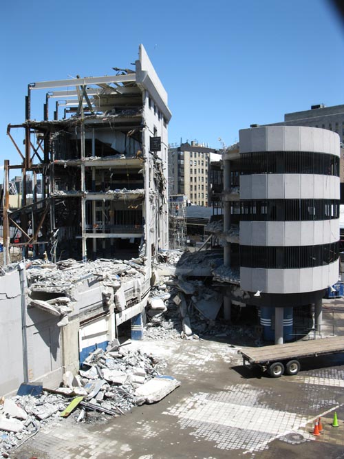 Old Yankee Stadium Demolition From 153rd Street Garage, The Bronx, April 29, 2010