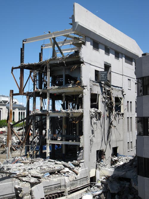 Old Yankee Stadium Demolition From 153rd Street Garage, The Bronx, April 29, 2010