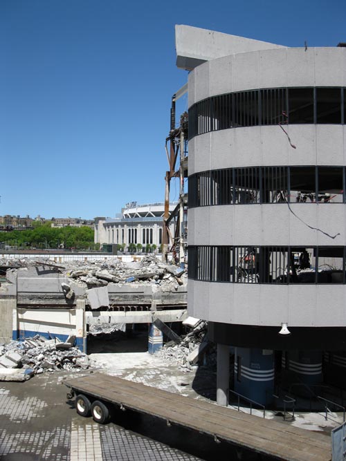 Old Yankee Stadium Demolition From 153rd Street Garage, The Bronx, April 29, 2010