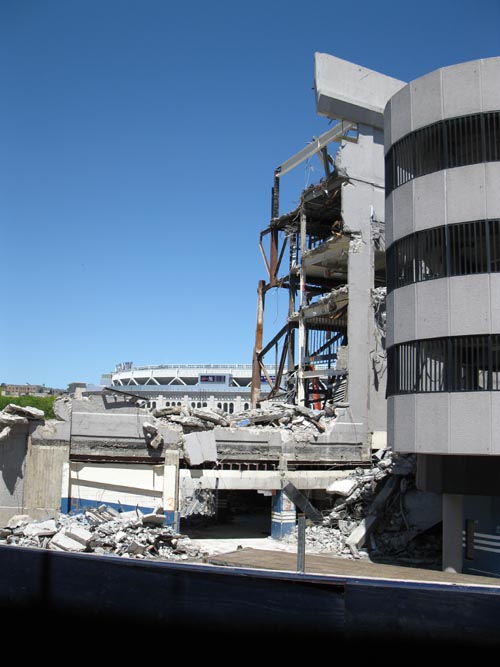 Old Yankee Stadium Demolition From 153rd Street Garage, The Bronx, April 29, 2010