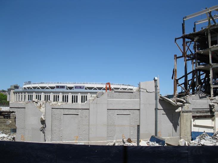 Old Yankee Stadium Demolition From 153rd Street Garage, The Bronx, April 29, 2010