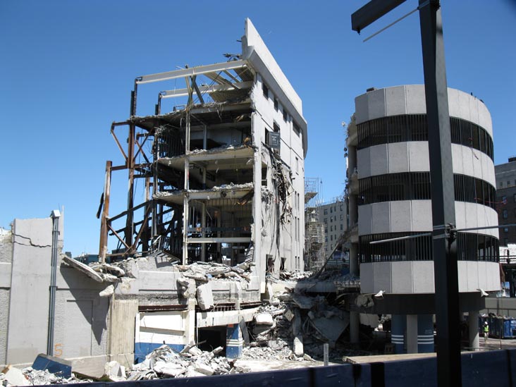 Old Yankee Stadium Demolition From 153rd Street Garage, The Bronx, April 29, 2010
