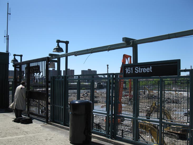 Old Yankee Stadium Demolition From Southbound 4 Train Platform, 161 St-Yankee Stadium Station, The Bronx, April 29, 2010