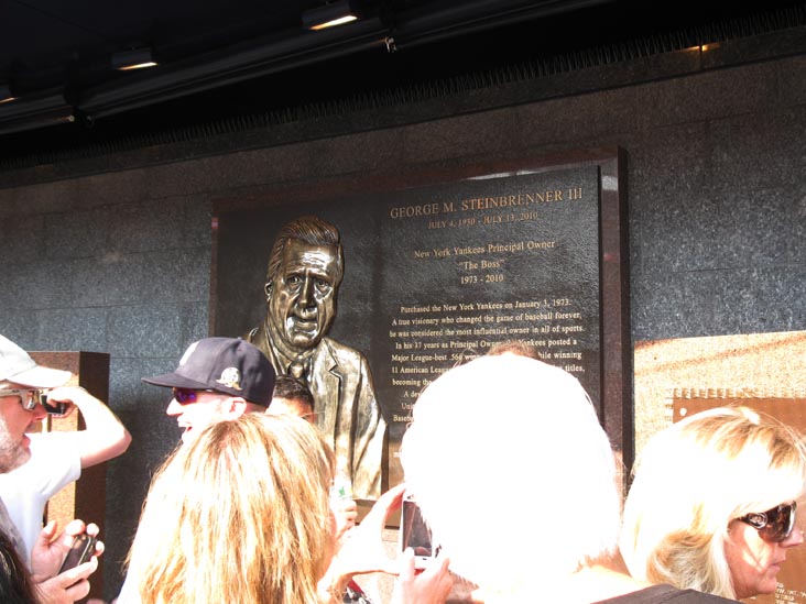 George M. Steinbrenner III Plaque, Monument Park, Yankee Stadium, The Bronx, June 7, 2011