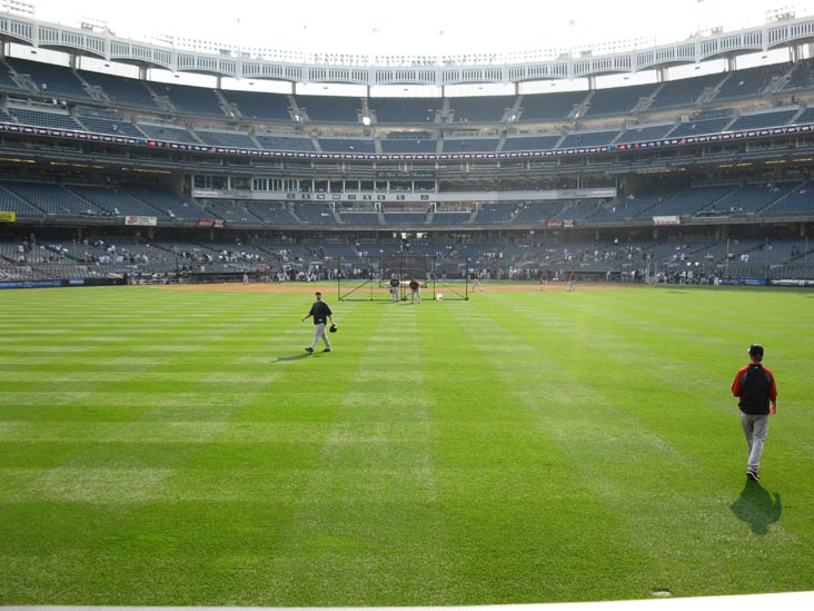 View Toward Infield From Monument Park, Yankee Stadium, The Bronx, June 7, 2011
