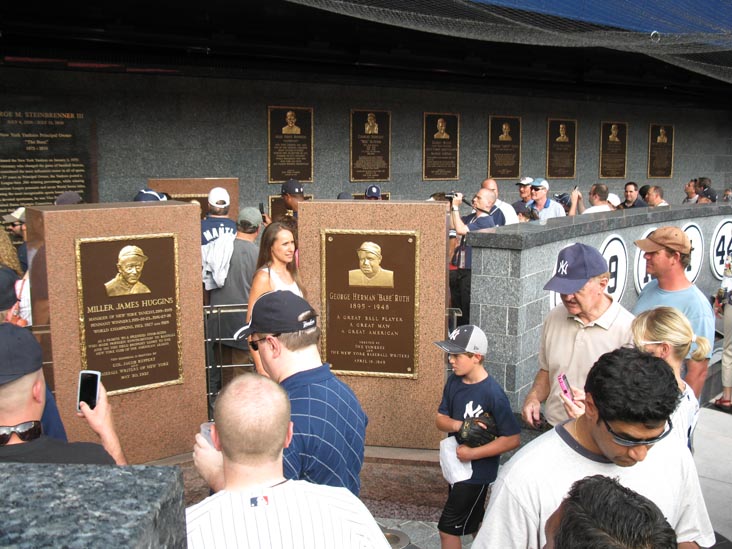 Monument Park, Yankee Stadium, The Bronx, June 7, 2011