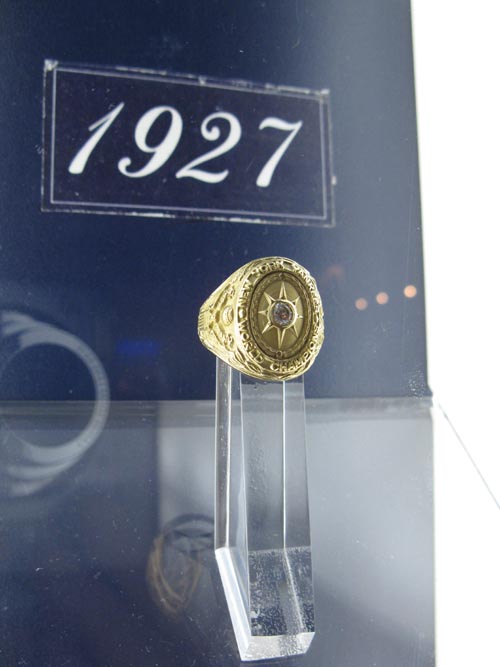 1927 World Series Ring, New York Yankees Museum, Yankee Stadium, The Bronx, June 7, 2011