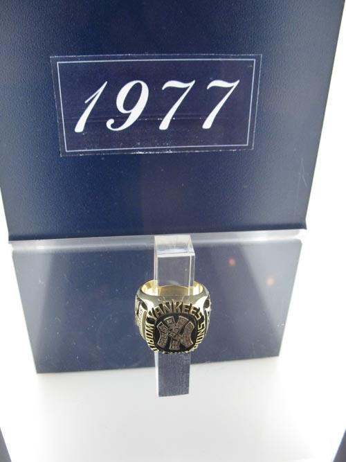 1977 World Series Ring, New York Yankees Museum, Yankee Stadium, The Bronx, June 7, 2011