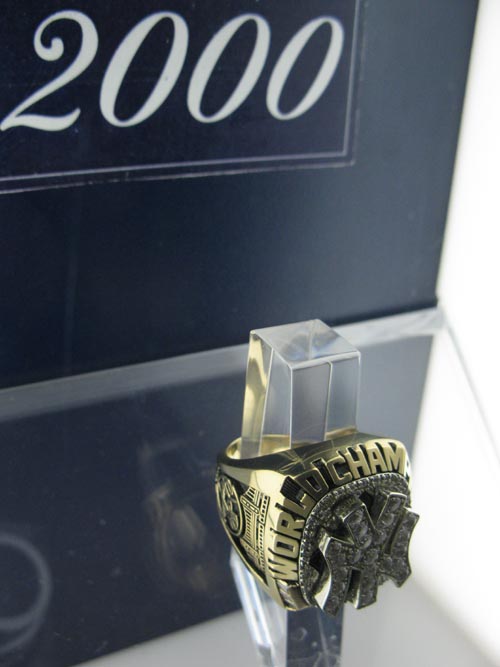 2000 World Series Ring, New York Yankees Museum, Yankee Stadium, The Bronx, June 7, 2011